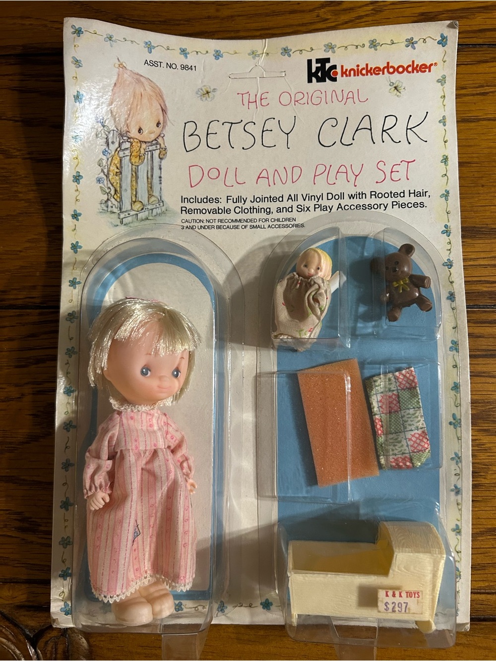 The Original Betsey Clark Pink Doll and Play Set